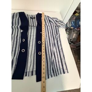whilraway blue/white size 16 dress jacket